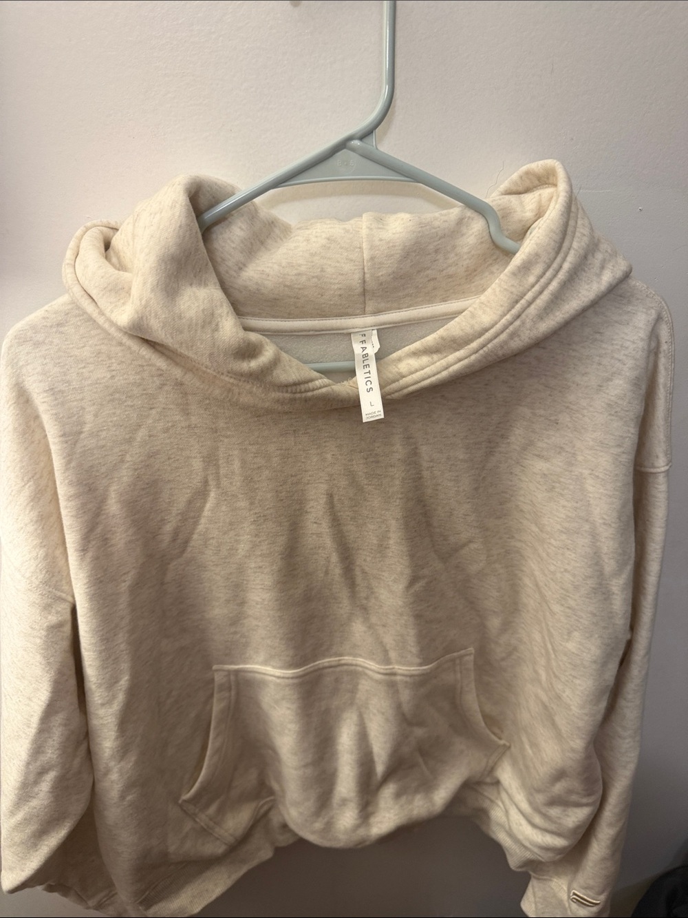 Tablets Neutral Cream Hoodie with Pocket